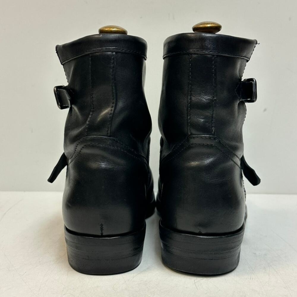 NEW HEELS Ralph Lauren Purple Label Motorcycle Engineer Boots Made in Italy 10 D - Picture 7 of 12